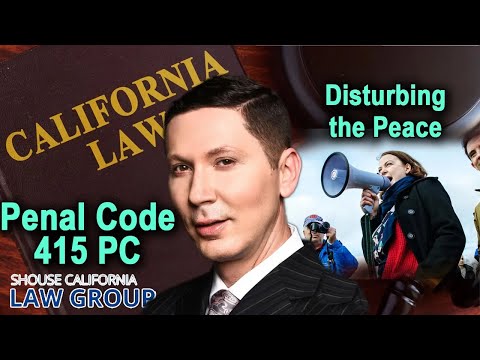 Is &quot;disturbing the peace&quot; really a crime? Criminal Defense Attorneys Explain