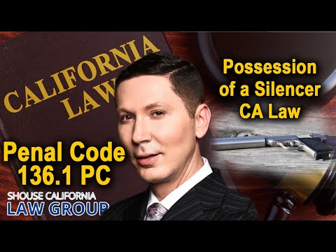 Are Silencers Legal in California? Penal Code 33410 PC
