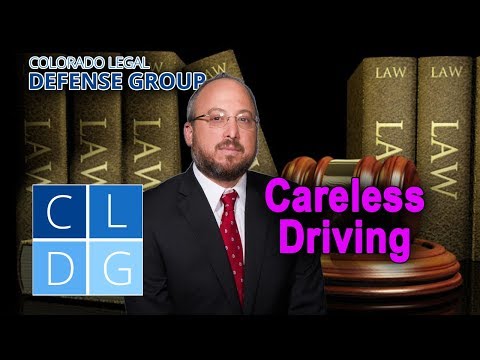 Who can be busted for &quot;careless driving&quot; in Colorado?