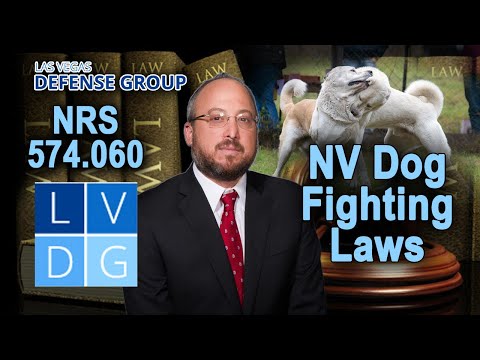 Can I get busted for watching a dog fight in Nevada? UPDATED LAW IN DESCRIPTION