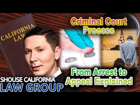 The “Criminal Court Process” in California – How It Works