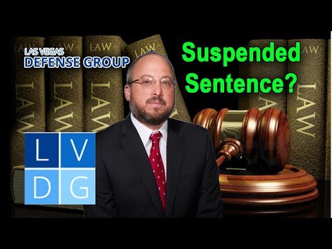 How to get a suspended sentence in Nevada