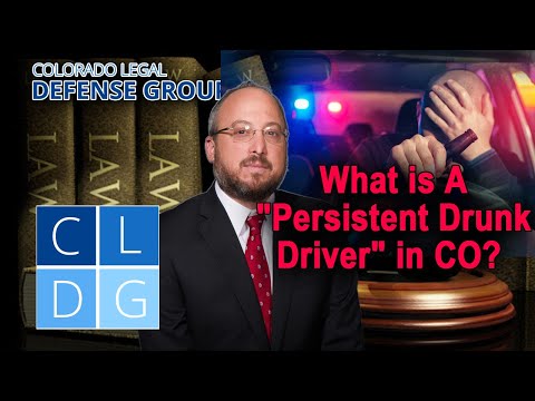 Who can be designated a &quot;Persistent Drunk Driver&quot; in Colorado