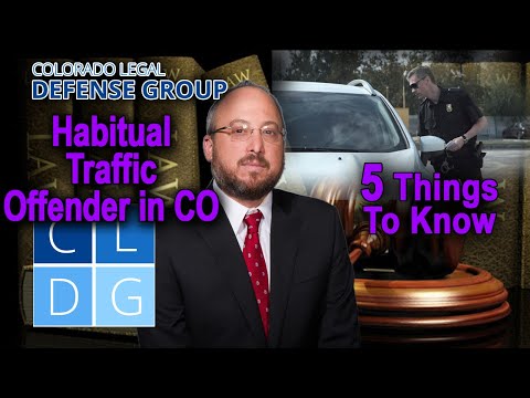 What is a &quot;Habitual Traffic Offender&quot; in CO?