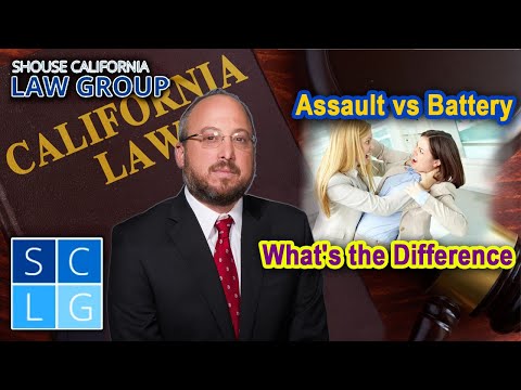Assault vs. Battery -- &quot;What&#039;s the difference?&quot;