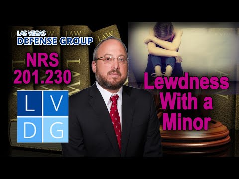 Nevada law for &quot;lewdness with a child under 16&quot;