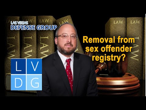 Is it possible to get removed from the Nevada sex offender registry?