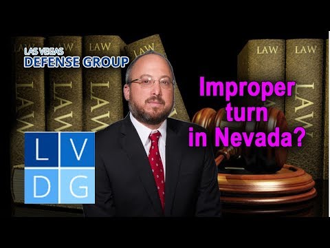 Busted for &quot;improper turn&quot; in Las Vegas? How to fight the charges (NRS 484B.400)
