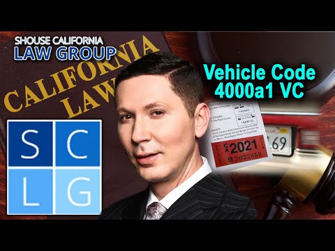 4000a1 VC – What to do if you get a vehicle registration ticket in California