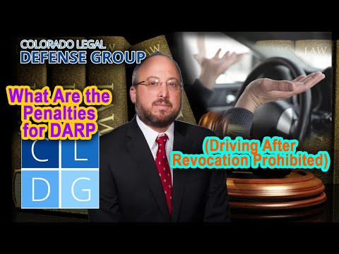 What are the penalties for DARP (Driving After Revocation Prohibited)