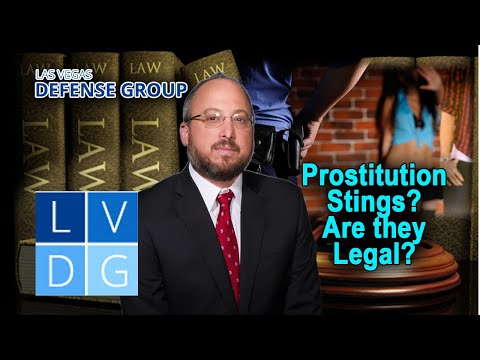 Are Las Vegas prostitution stings legal or entrapment?
