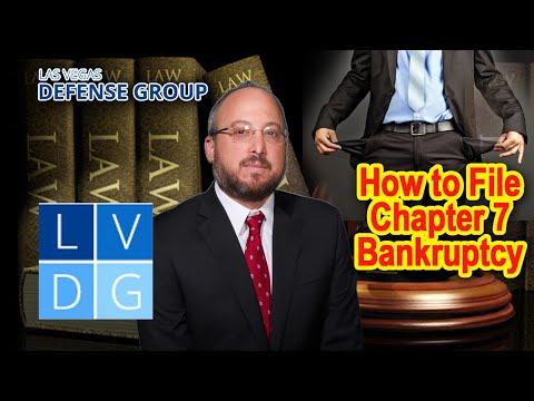 How to File Chapter 7 Bankruptcy in Nevada