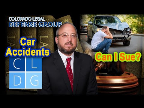 Car Accidents in CO: Can I Sue?