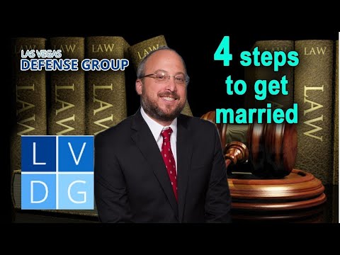 4 steps to get married in Las Vegas
