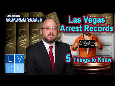 Las Vegas Arrest Records: 5 things to know