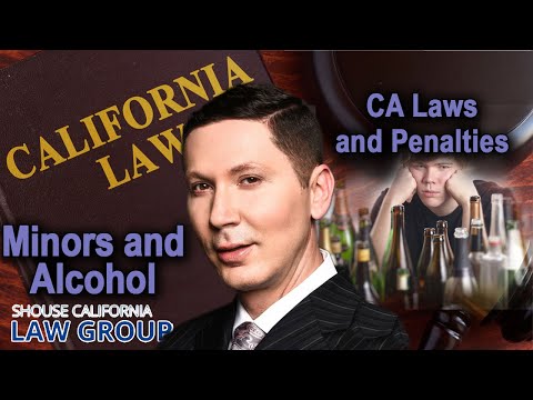 Minor in possession of alcohol -- Is it a crime in California?