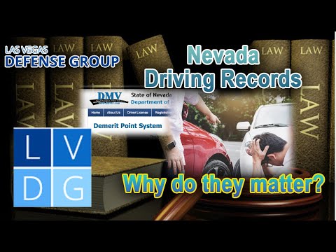 Nevada Driving Record: How do I get it? What does it show?