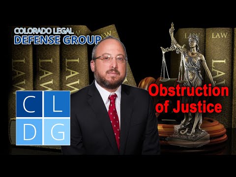 Obstruction of Justice in Colorado -- 3 Crimes [2022 UPDATES IN DESCRIPTION]