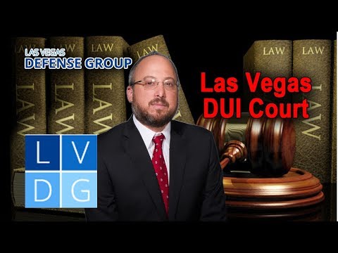 How does &quot;DUI Court&quot; work in Nevada? Moderate and Serious offenders program