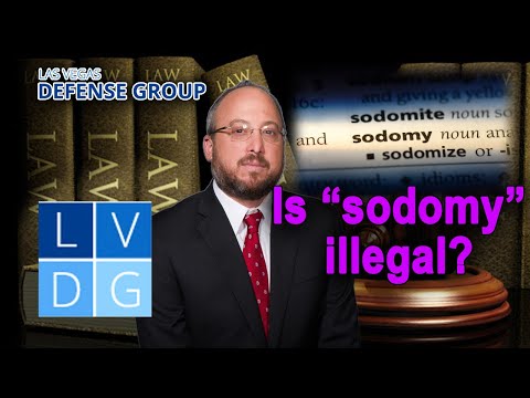 Is the act of &quot;sodomy&quot; legal here in the state of Nevada?