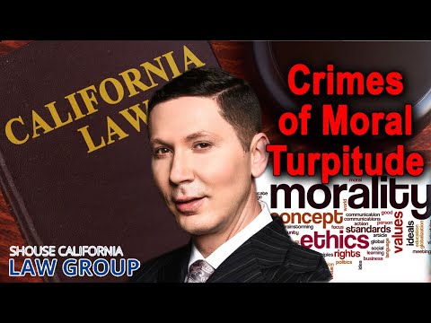 What is a &quot;crime of moral turpitude&quot;? (Former DA explains)