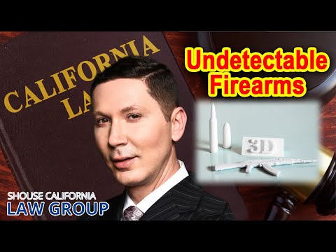 Are Undetectable Firearms Legal in California? Penal Code 24610 PC