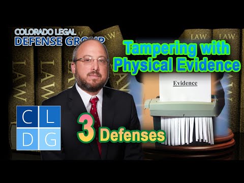 Arrested for tampering with physical evidence in Colorado? 3 defenses