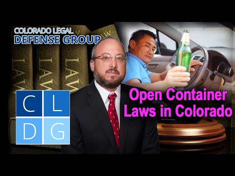 Colorado &quot;open container&quot; laws: Is it a crime?