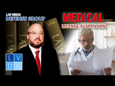 Can a criminal case cost me my medical license in Nevada?