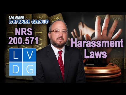 Harassment in Nevada – &quot;When is it a crime?&quot; 5 Things to Know