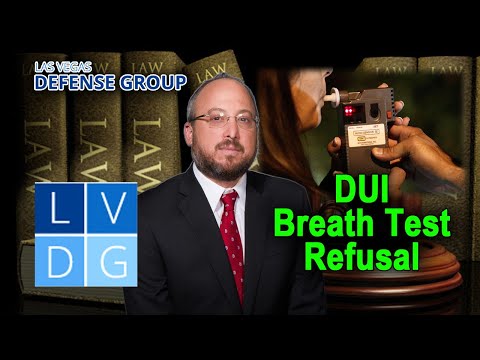 Can I refuse DUI breath tests in Nevada?