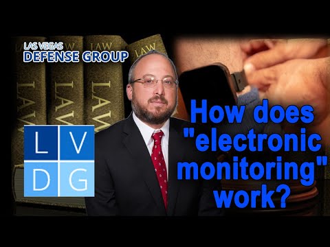 How does &quot;electronic monitoring&quot; work in Nevada?