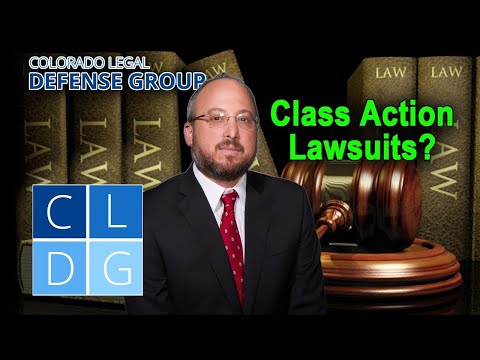 Class action lawsuits in Colorado -- How to put one together