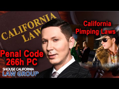 Pimping &amp; Pandering Laws in California: Penal Code 266h &amp; 266i