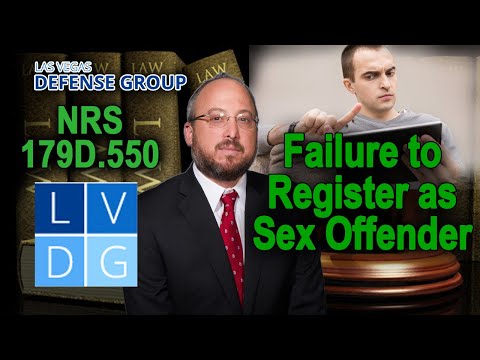 Can I go to jail for &quot;failure to register as a sex offender&quot; in Nevada?
