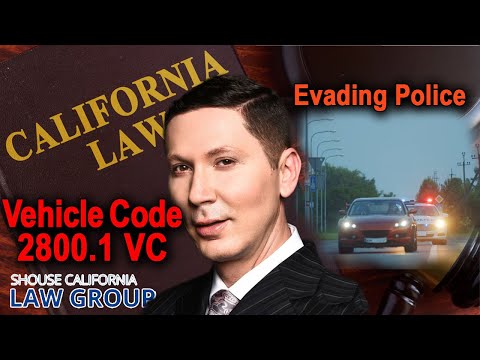 Evading a Peace or Police Officer - California Law