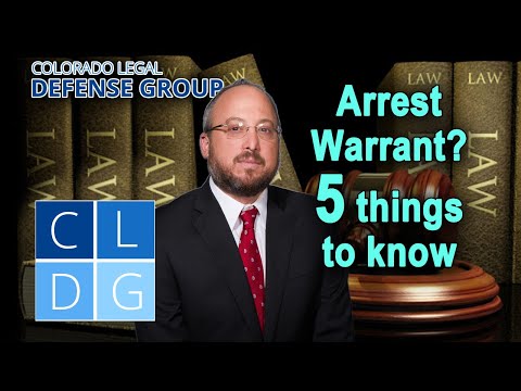Arrest warrants in Colorado – 5 things to know