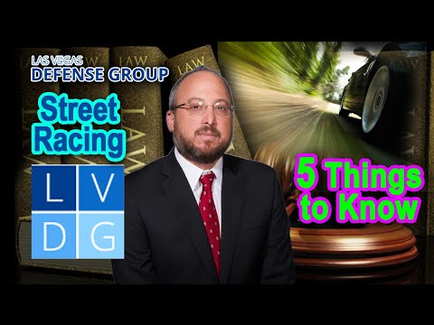 &quot;Street Racing&quot; in Nevada – 5 things to know