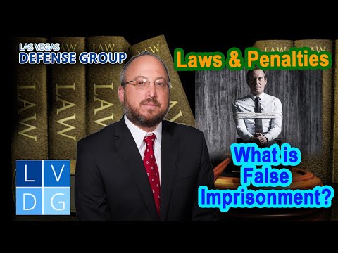What is &quot;false imprisonment&quot; in NV? Definition of crime