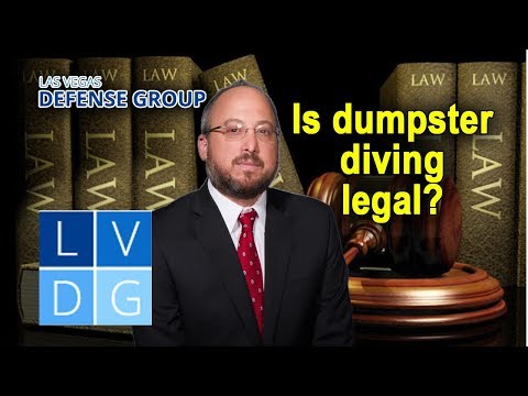 Is &quot;dumpster diving&quot; legal in Las Vegas?