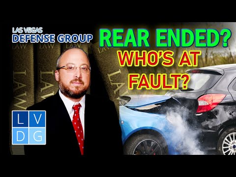 Rear-end accidents in Las Vegas - is the lead driver ever at fault?