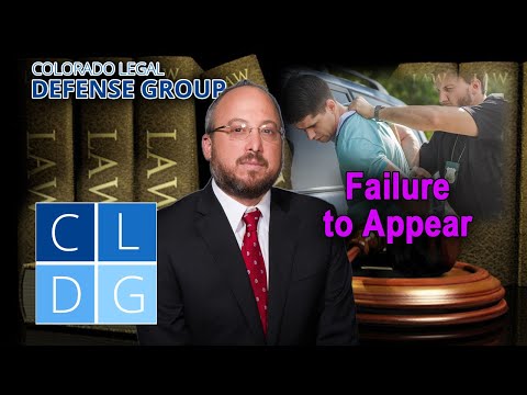 What is the crime of &quot;failure to appear&quot; in Colorado? 3 Things to Know