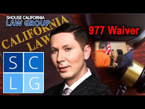 977 Waiver -- Can my attorney appear for me in a California criminal case?