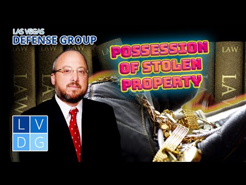 Is “possession of stolen property” the same as stealing in Nevada?