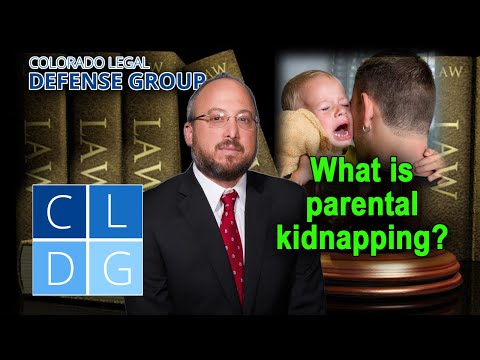 What is the crime of &quot;parental kidnapping&quot; in Colorado?