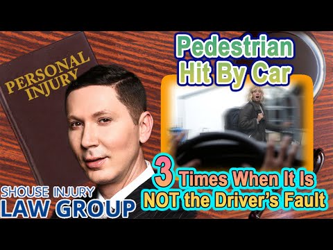 Pedestrian Knockdown Accidents -- 3 Situations When It&#039;s NOT the Driver&#039;s Fault