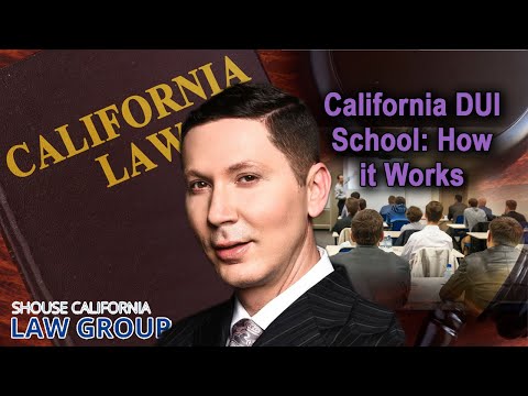 California DUI School: How it Works
