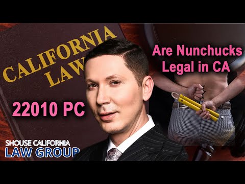 Penal Code 22010: Are &quot;nunchucks&quot; legal in California?