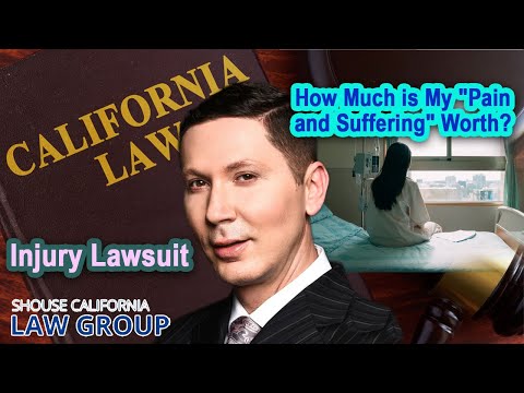 Injury lawsuit – How much is my &quot;pain and suffering&quot; worth?