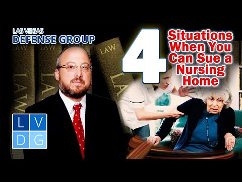 4 Situations When You Can Sue a Nursing Home in Nevada